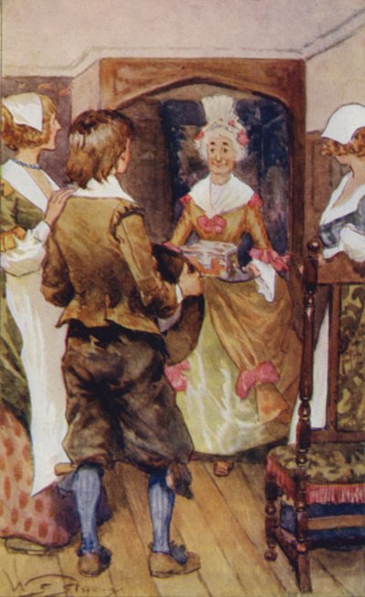 Sie hielt in ihren Händen eine kleine eisenbeschlagene Kiste von W.S. Stacey